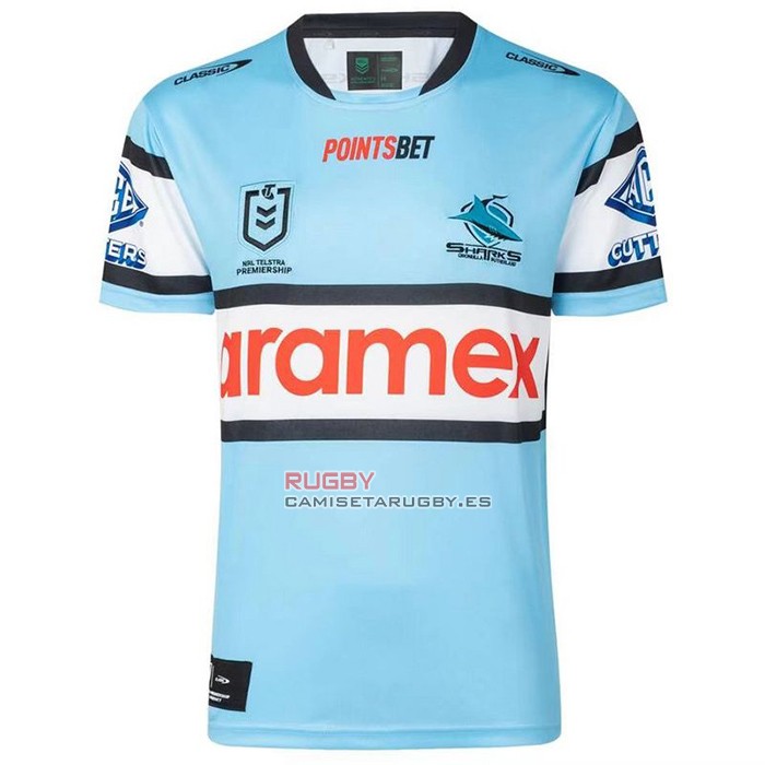 Camiseta Cronulla Sutherland Sharks Rugby 2023 Local